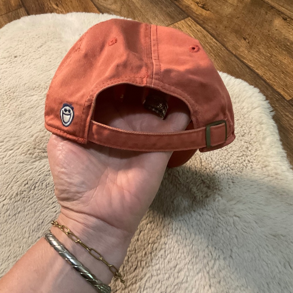 Life Is Good Baseball Hat Snowflake‎ Orange Adjustable Cap Stapback - Picture 4 of 9
